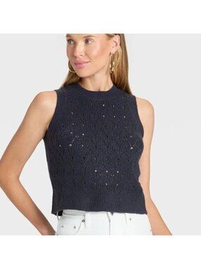 Universal Thread size XXL Navy Knit Sweater Vest  NEW Very soft!